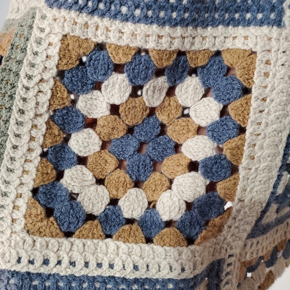 Abercrombie & Fitch Men's Crochet-Style Button-Through Sweater Polo Size Large - Picture 9 of 16